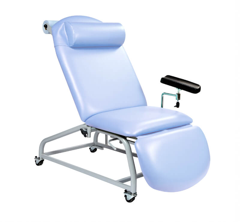 Phlebotomy Chair - 4 Locking Castors