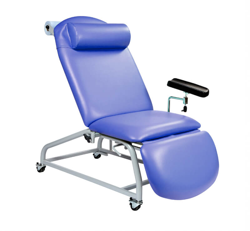 Phlebotomy Chair - 4 Locking Castors