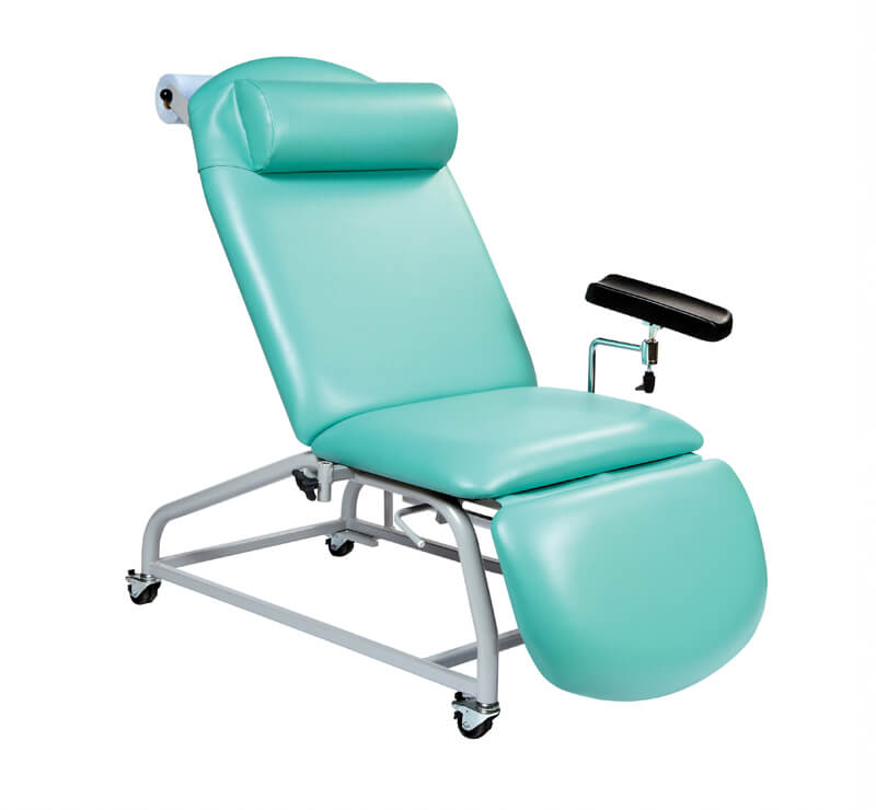 Phlebotomy Chair - 4 Locking Castors