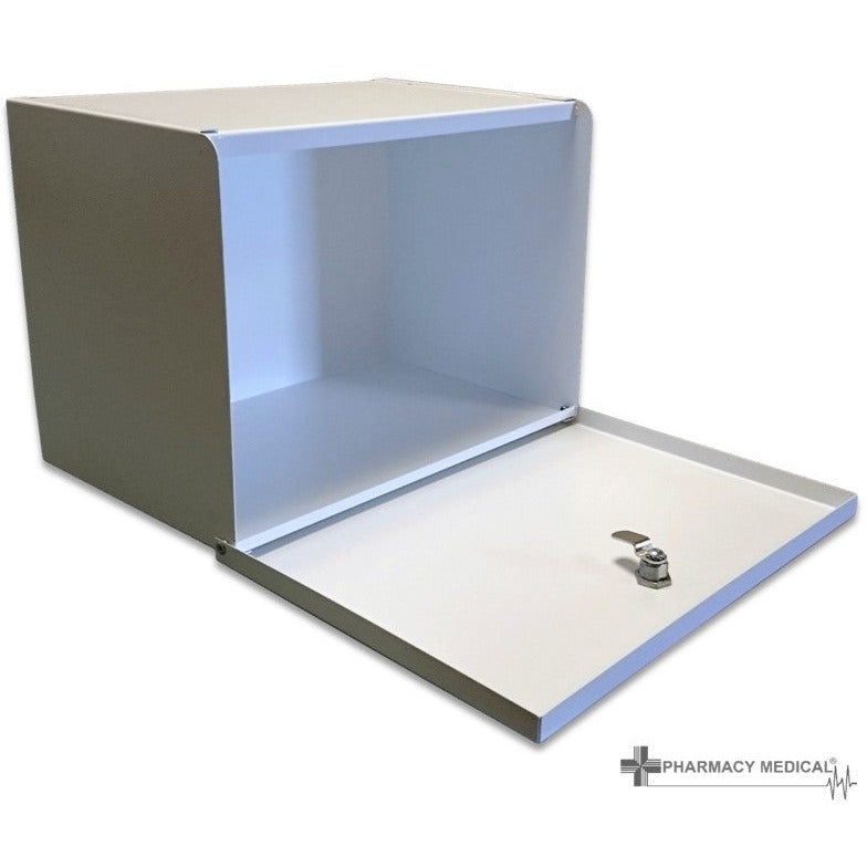 Pod Locker, 275mm X 370mm X 250mm | Side Hinge, No Shelf | Key Cam Lock