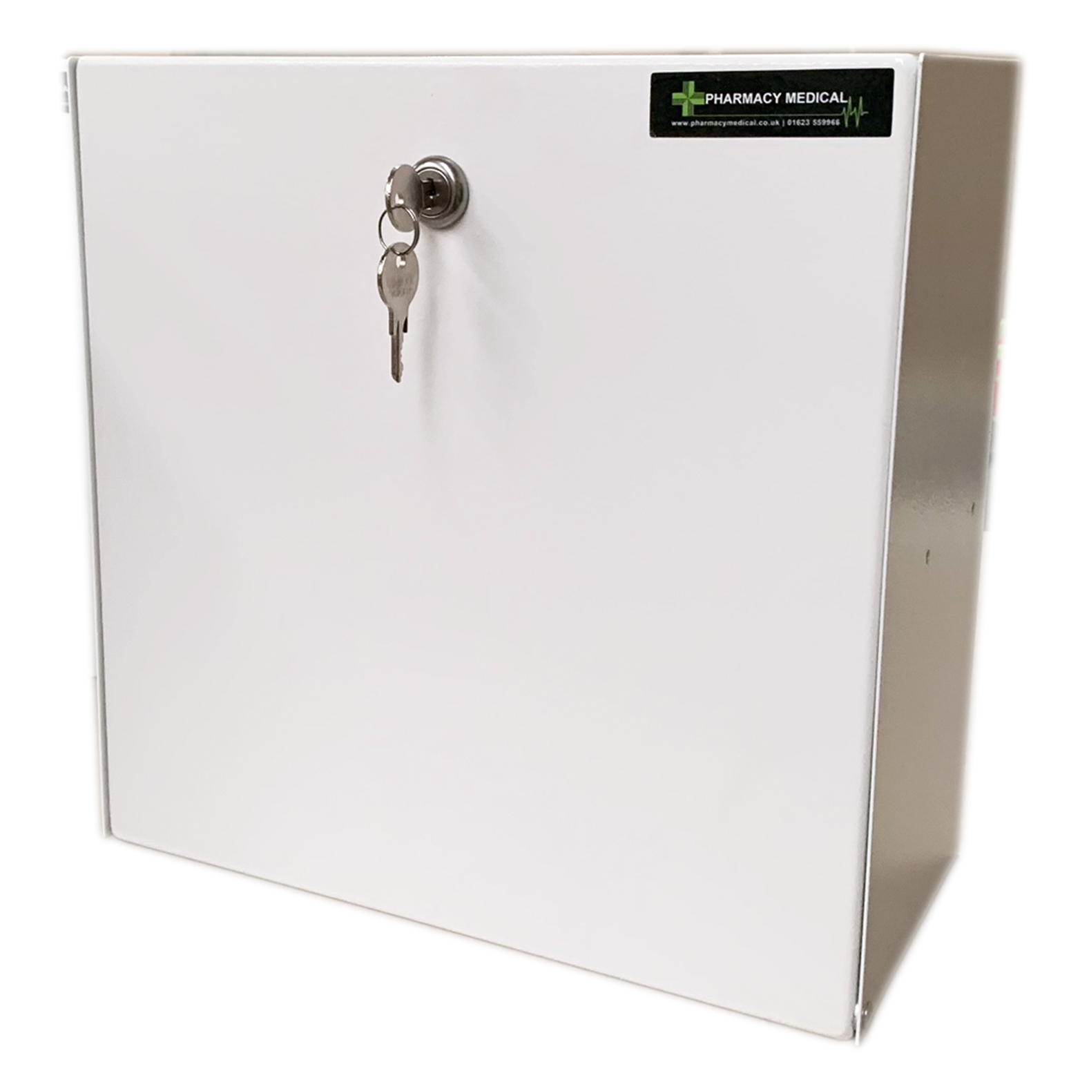 Pod Locker, 320 X 320 X 160mm | Bottom Hinge, No Shelf | Key Cam Lock