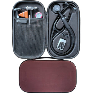 Pod Technical Cardiopod II Stethoscope Case for all Littmann Stethoscopes - Burgundy