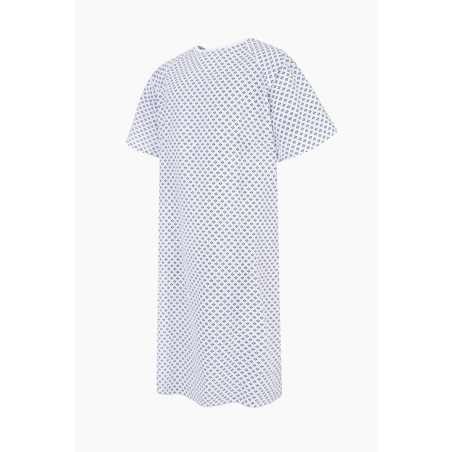 Polycotton Wraparound Examination Gown with Diamond Print - Size 4XL