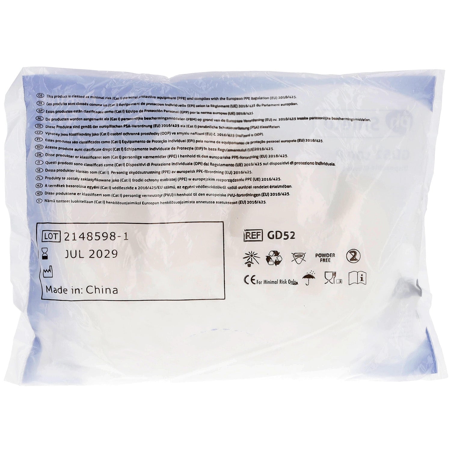 Polythene Disposable Gloves - Medium x 100