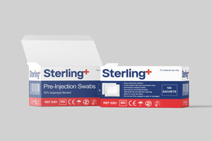 Pre-Injection Swabs - Pack of 100 Sachets