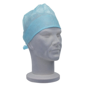 Premier Blue Operating Caps (Tie Backs) - Pack Of 100