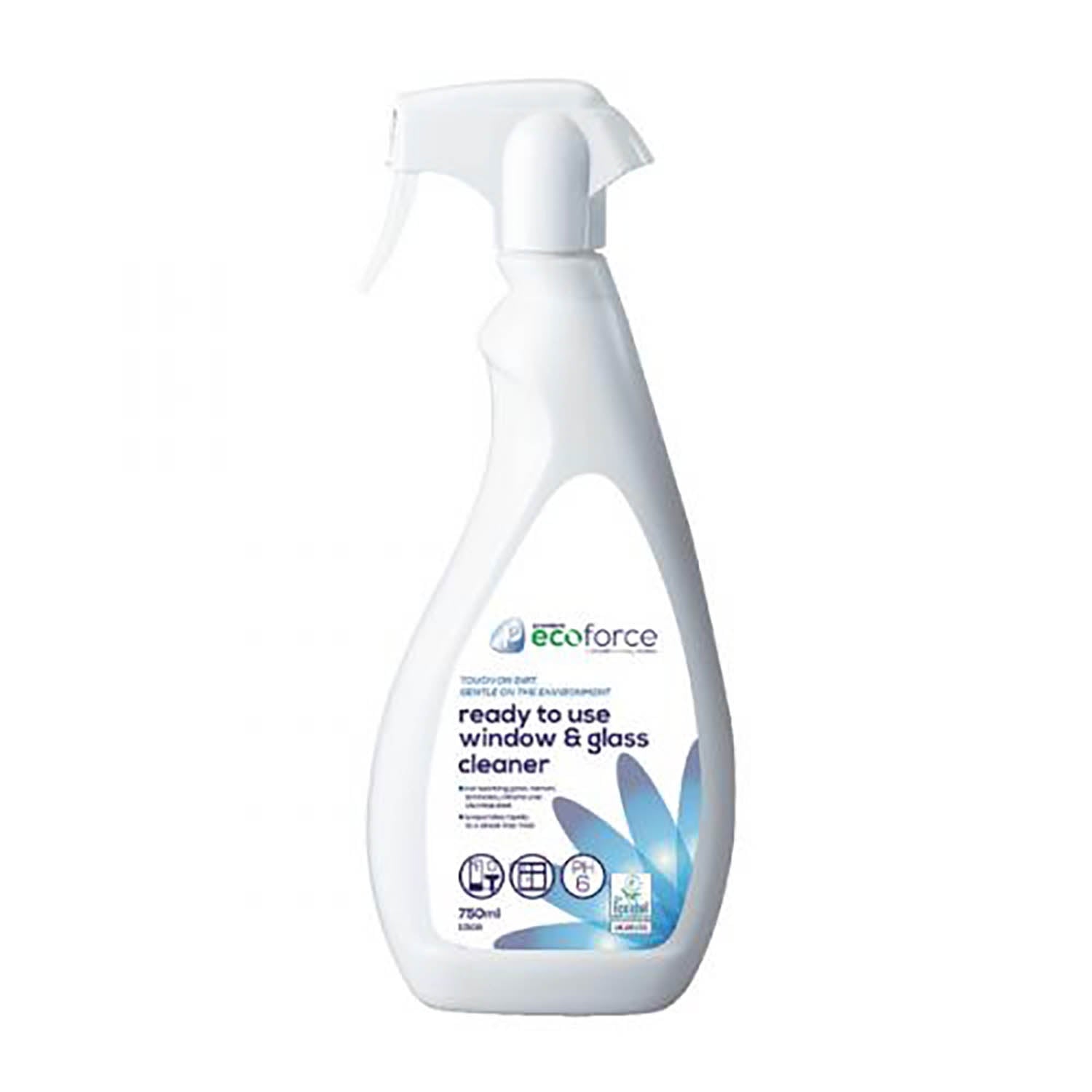 Premiere Ecoforce Window & Glass Cleaner RTU 750ml