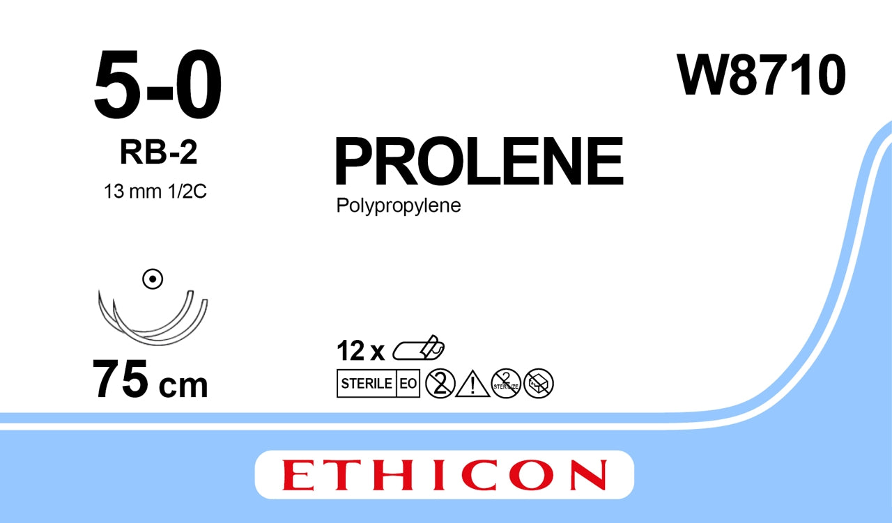 Prolene Blu 75cm M1 Usp5-0 D/A Rb-2 - Box of 12