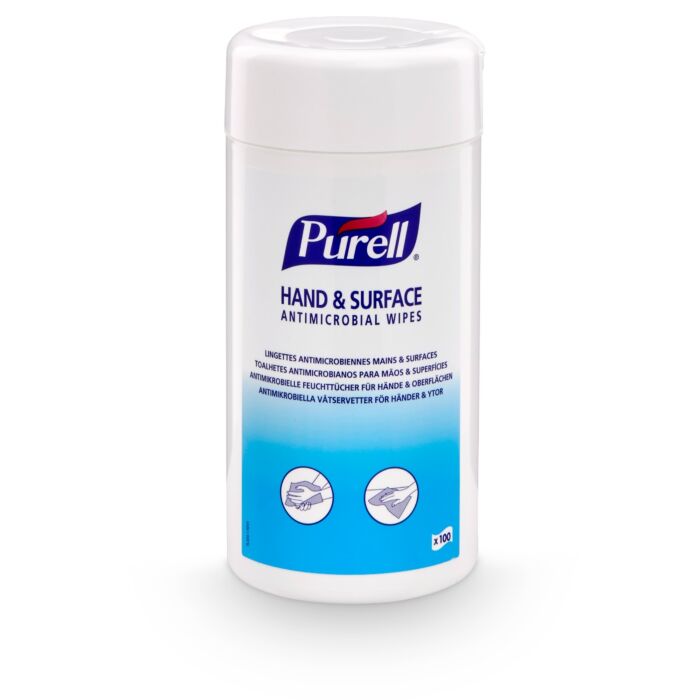 Purell Hand & Surface Antimicrobial Wipes – 100 Wipes