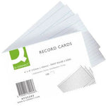 Record Card 152x102mm Ruled Feint White (Pack of 100)