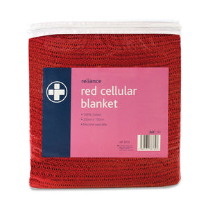 Red Cellular Blanket