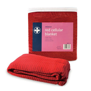 Red Cellular Blanket