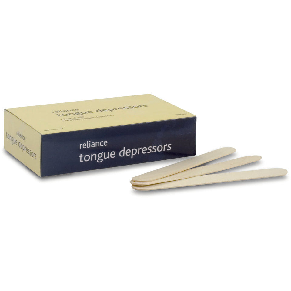 Reliance Wooden Tongue Depressor x 100