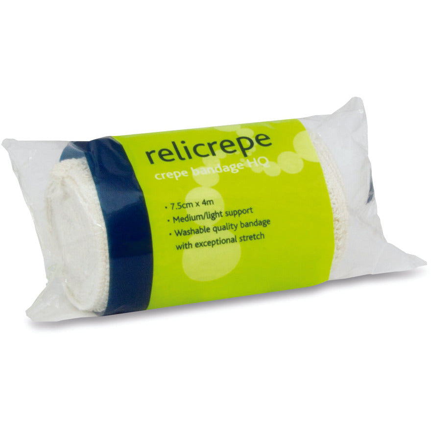 Relicrepe Bandage HQ White 7.5cm x 4 m