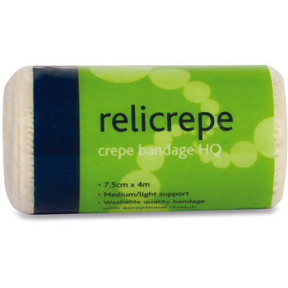 Relicrepe Bandage HQ White 7.5cm x 4 m