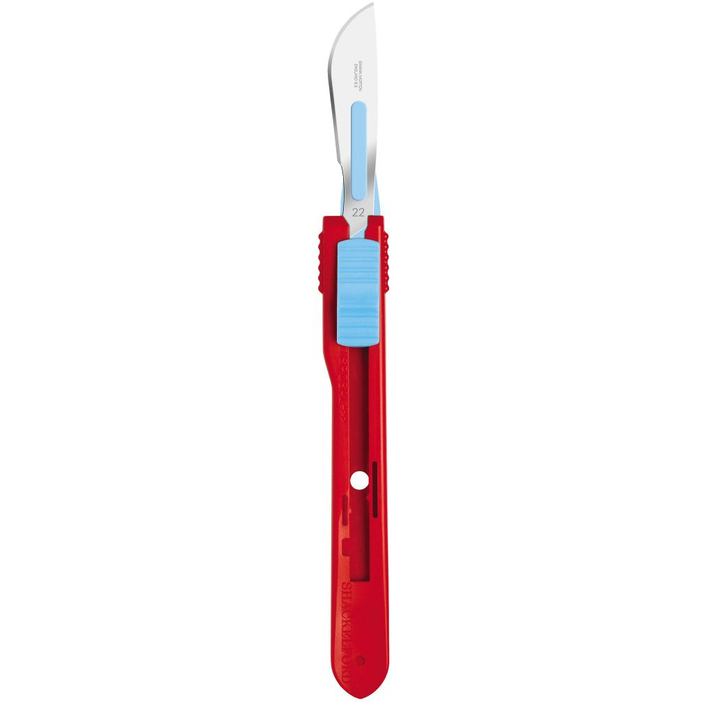 Retractable Safety Scalpel No.4 - Blade 22 - Sterile x 25