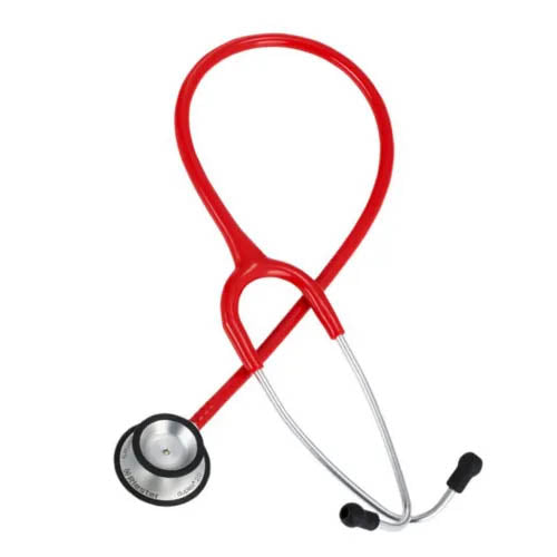 Riester Duplex 2.0 Dual-Head Stethoscope - Red Tubing - Steel Chestpiece - 10 Year Warranty