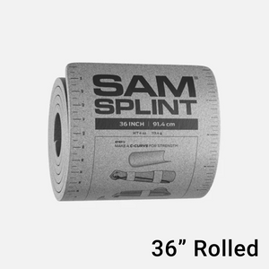 SAM® Splint 36" 91.4cm x 10.8cm Large Rolled - Charcoal