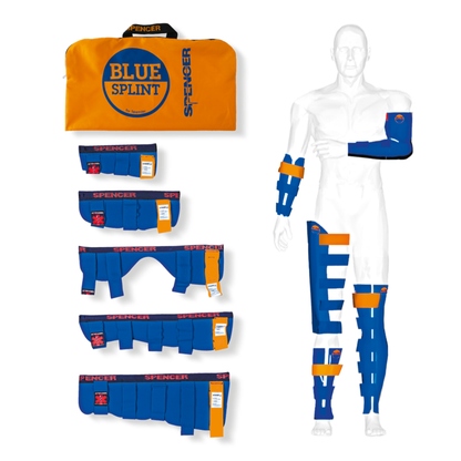 SPENCER® Rigid Blue Splint - 5 Piece Kit