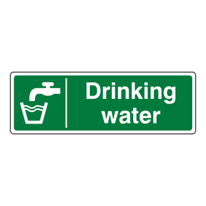 Safe Drinking Water Sign