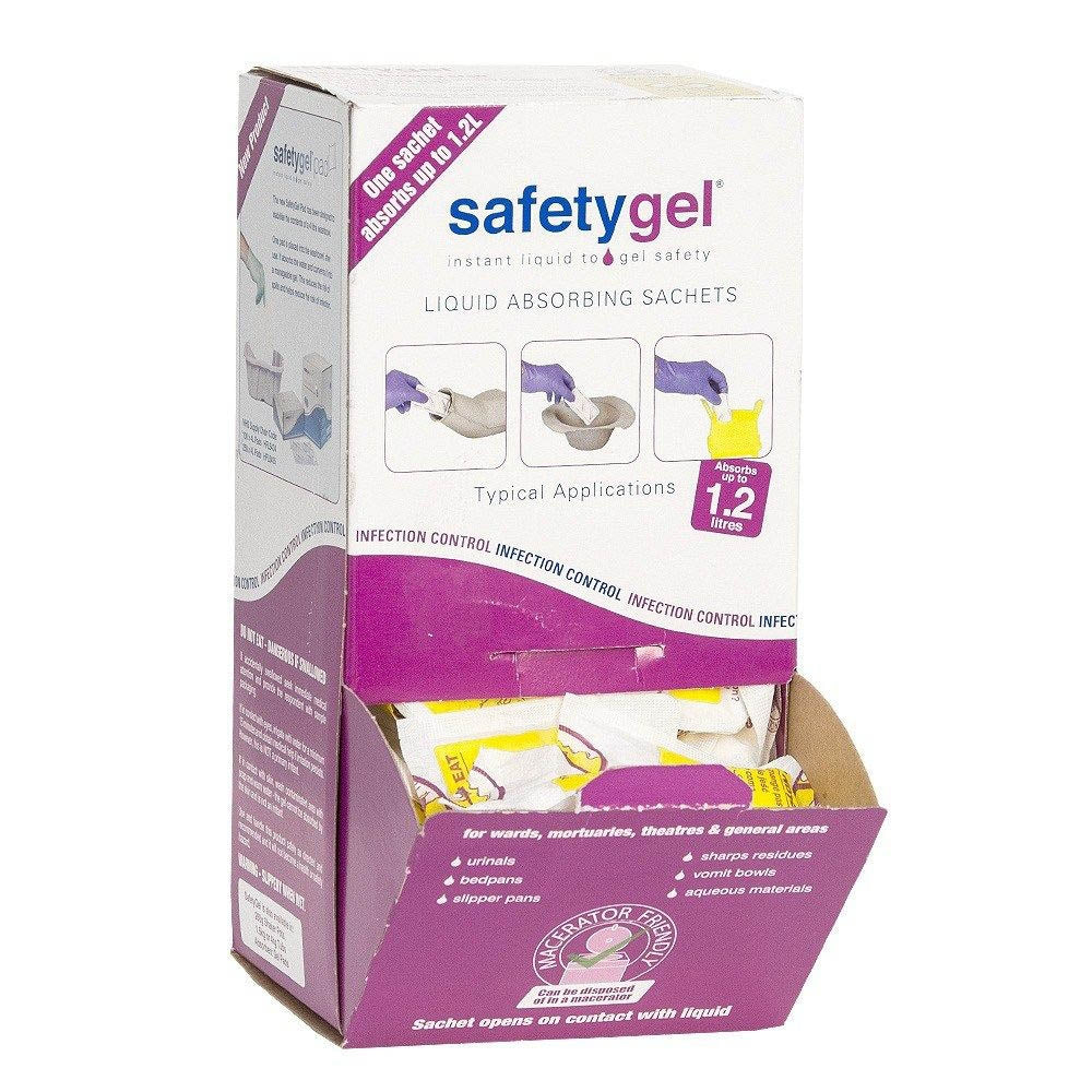 SafetyGel Absorbent Sachets - 100 Pack