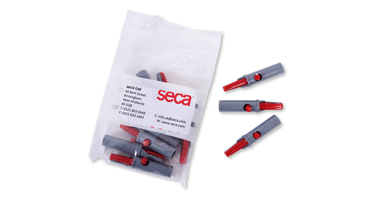 Seca Universal Alligator Clips for Disposable Electrodes (x10)