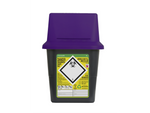 Sharpsafe® Grey Sharps Bin - Purple Lid