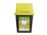 Sharpsafe® Grey Sharps Bin - Yellow Lid