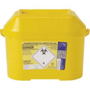 Sharpsguard Extra Yellow 8.5 Ltr Sharps Bin