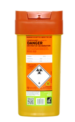 Sharpsguard Orange 0.6 Ltr Sharps Bin