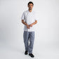 Short Sleeve Stud Chef's Jacket - White - Medium