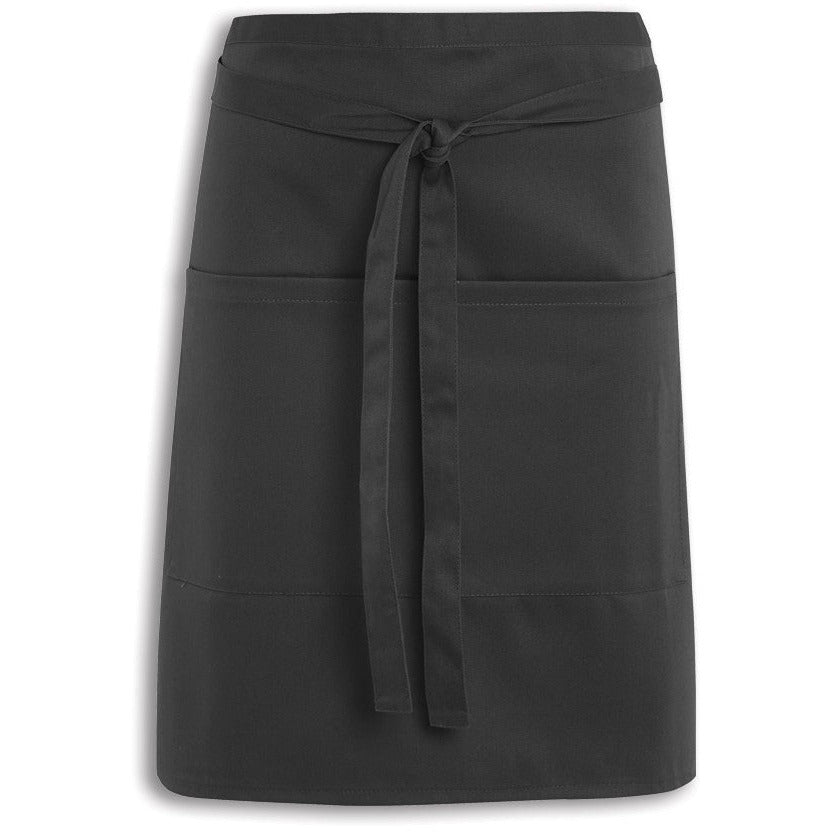 Short Waist Apron With Pocket