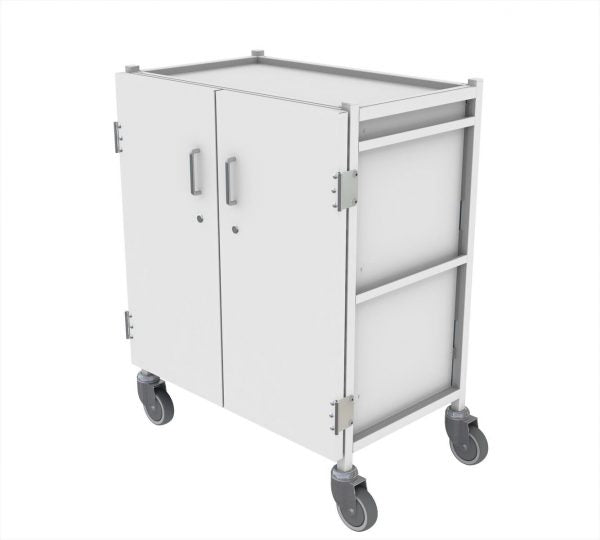 Shuttleworth Double Medical Storage Trolley