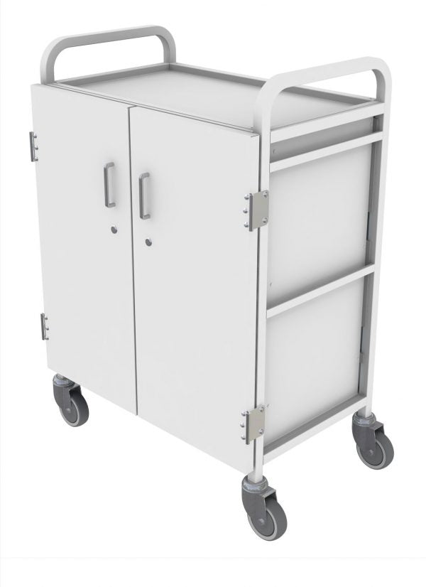 Shuttleworth Double Medical Storage Trolley