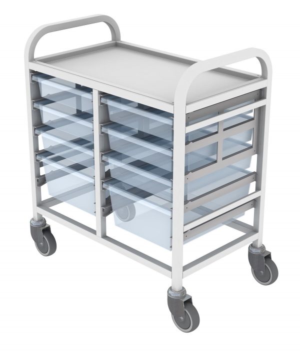 Shuttleworth Low Double Medical Storage Trolley