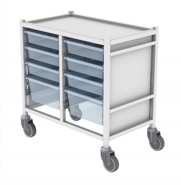 Shuttleworth Low Double Medical Storage Trolley