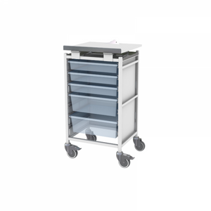 Shuttleworth Medical Chart Trolley with Removable Trays