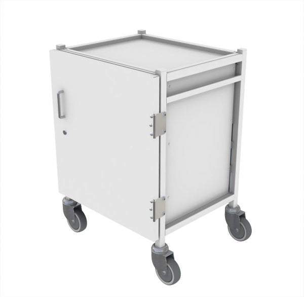 Shuttleworth Wide Low Single Medical Storage Trolley