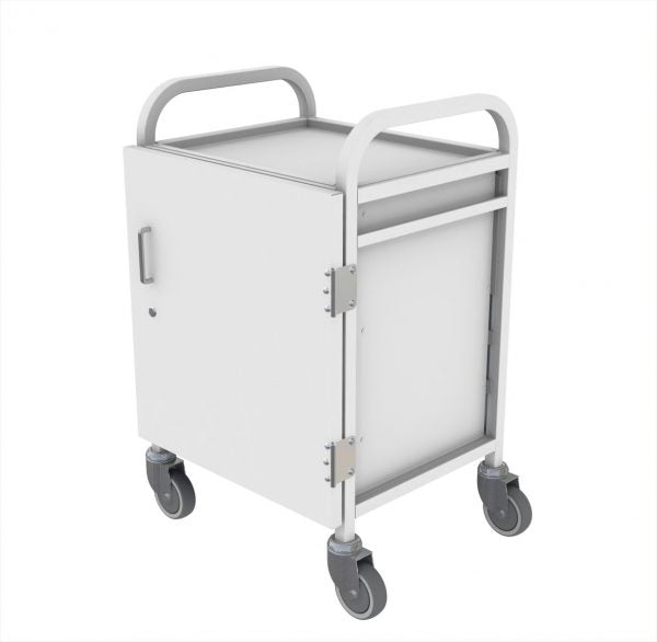 Shuttleworth Wide Low Single Medical Storage Trolley