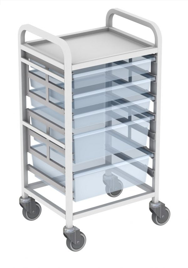 Shuttleworth Wide Single Medical Storage Trolley