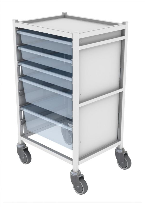 Shuttleworth Wide Single Medical Storage Trolley