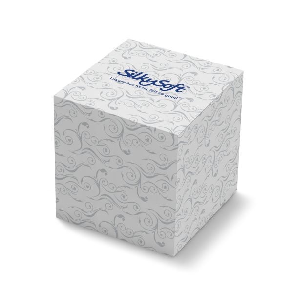 SilkySoft Luxury Cube Tissues 2Ply - 70 sheets