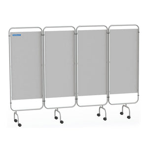 Solid Panel Ward Screen - White