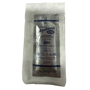 Sterile Aquasonic Ultrasound Transmission Gel 20g overwrapped pouch x288