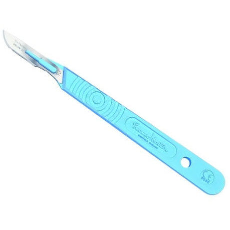 Sterile Disposable Scalpel No.10 Blade with Polystyrene Handle x 10