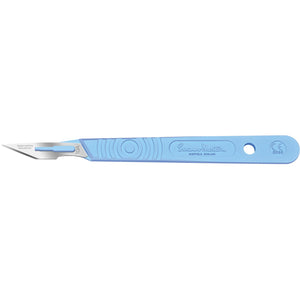 Sterile Disposable Scalpel No.10a Blade with Polystyrene Handle x 10