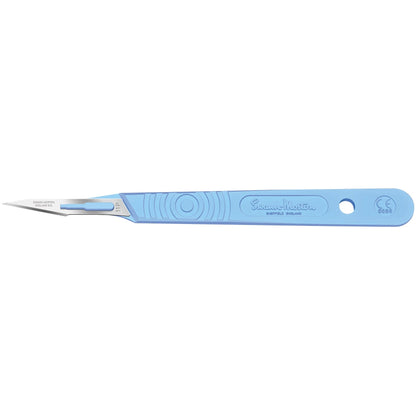 Sterile Disposable Scalpel No.11p Blade with Polystyrene Handle x 10