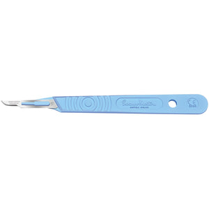 Sterile Disposable Scalpel No.15 Blade with Polystyrene Handle x 10