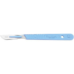 Sterile Disposable Scalpel No.21 Blade with Polystyrene Handle x 10