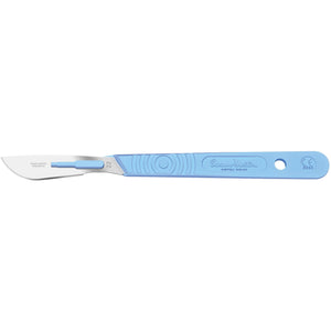 Sterile Disposable Scalpel No.22 Blade with Polystyrene Handle x 10